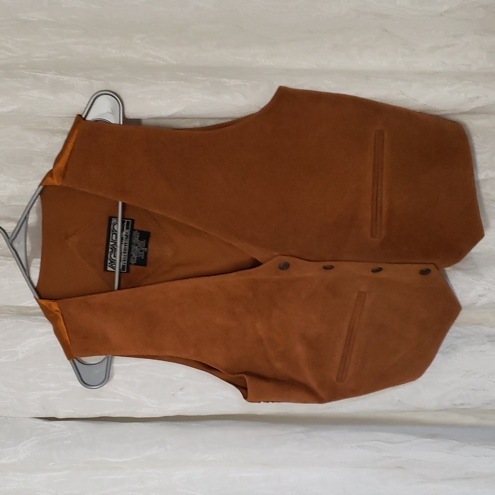 Suede vest